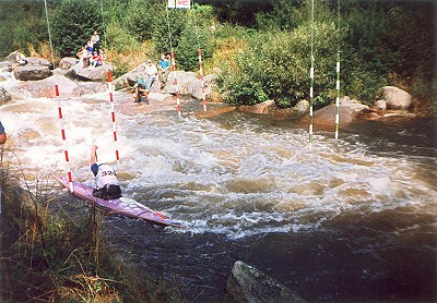 The water slalom 'Čertovy proudy' (The Devil´s flows), 2001, foto: František Schusser 