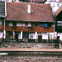 Parkán Nr. 115, Ansicht vom Fluss Vltava (Moldau) 