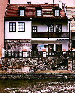 Parkán Nr. 118, Ansicht vom Fluss Vltava (Moldau) 