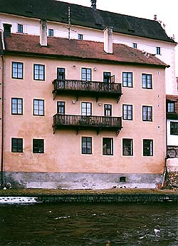 Parkán Nr. 119, Ansicht vom Fluss Vltava (Moldau) 