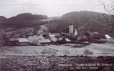 Untergegangene Pfarrei Rychnůvek, Quell: Verlorene Böhmerwald - Heimat, Franz und Fritz Bertlwieser, 1995 