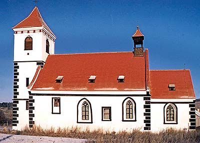 Kirche in Polná na Šumavě 