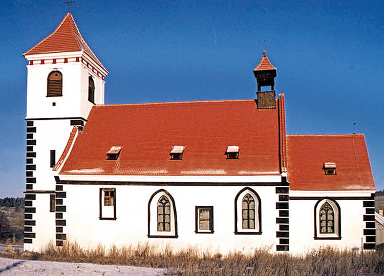 Kostel v Polné na Šumavě