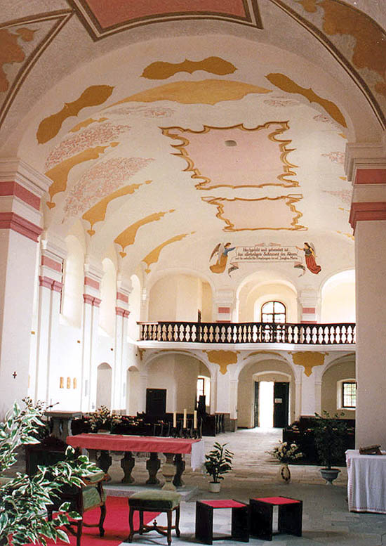 Poutní kostel Svatý Kámen, interiér poutního kostela