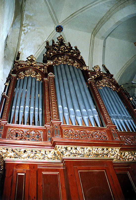 Organum Hydraulicum, large organ of  L. Breinbauer in Vyšší Brod