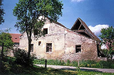 Fortress Štěkře, view on inhabitable center of the fortress 