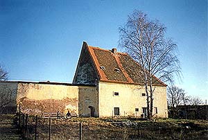 Fortress Chlum, view onto former Fortress rebuilt into and granary 