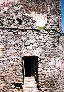 Vítkův Hrádek, stěna obytné věže 